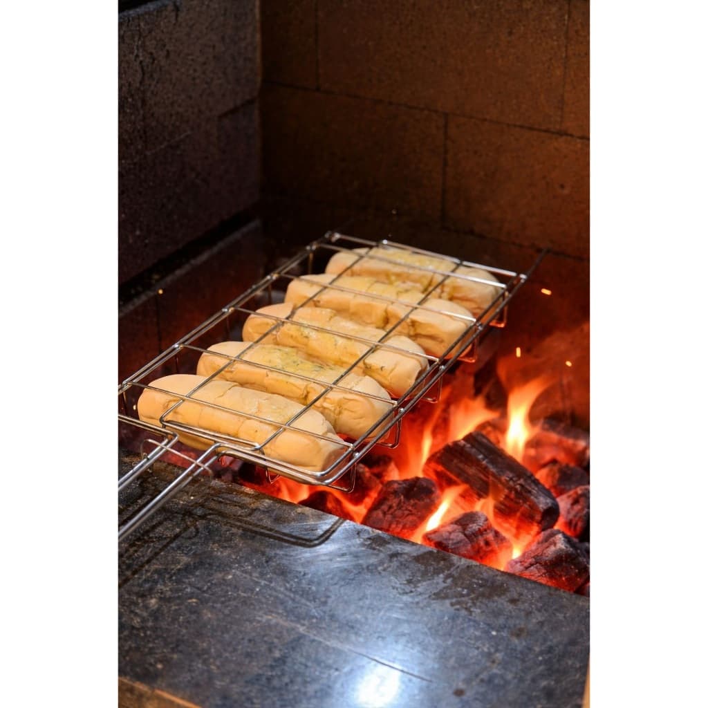 Pão de alho Grelha Churrasqueira Pão de Alho e Milho praticidade Alta Qualidade