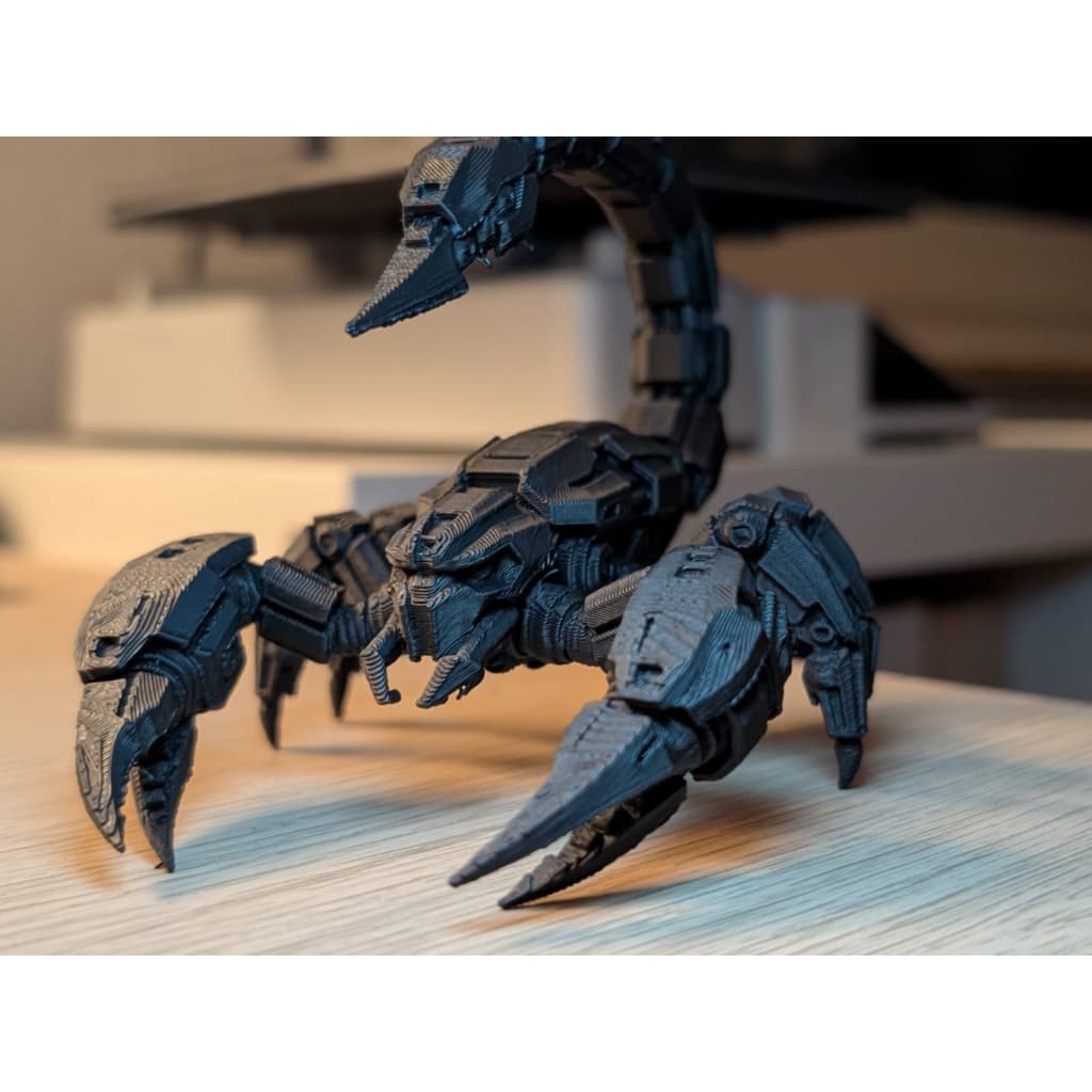 🤖 ROBÔ ESCORPIÃO EM 3D: A FUSÃO PERFEITA ENTRE NATUREZA E TECNOLOGIA NO SEU SETUP!