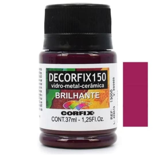 Tinta Decorfix 150º Brilhante Corfix - 444 Laca Magenta