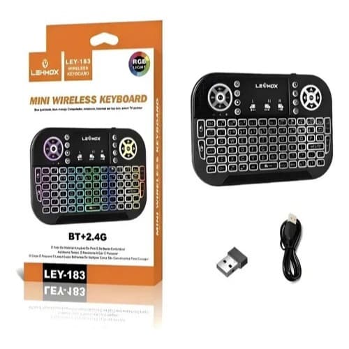 Mini Teclado Sem Fio Bluetooth Lehmox LEY-183