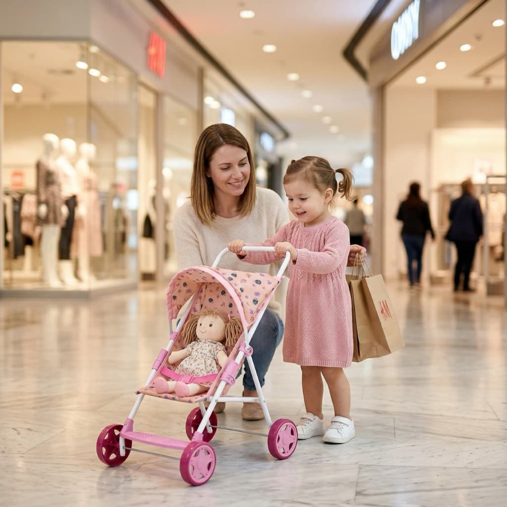 Carrinho de boneca Soft bebê reborn - Kids Baby