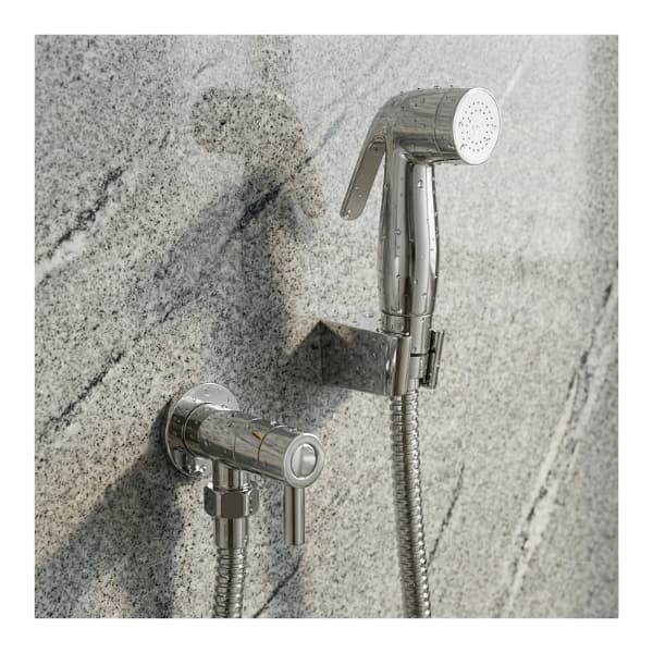 Ducha Higiênica Banheiro Lavabo Lavatório Chuveirinho Bidê Metal Aço Inoxidável Cromado