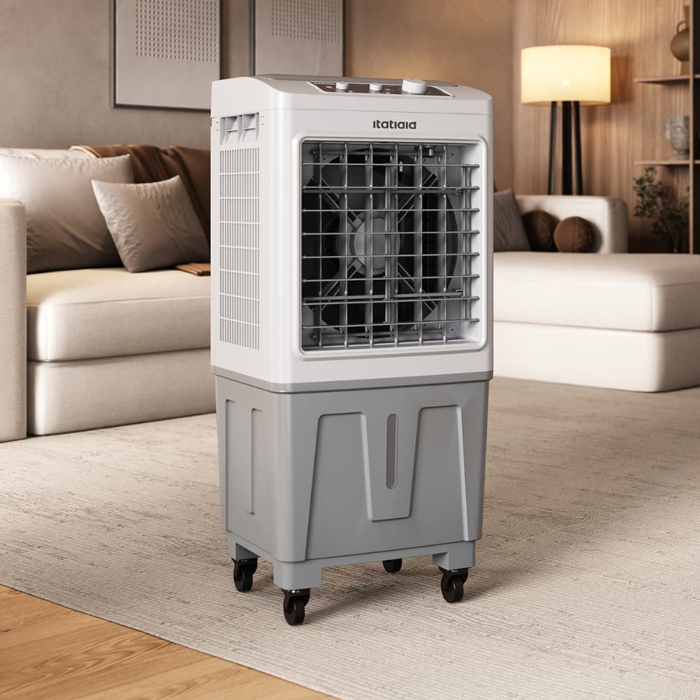 Climatizador de Ar Itatiaia 20L 60W – 4 em 1: Ventila, Resfria, Umidifica e Oscila