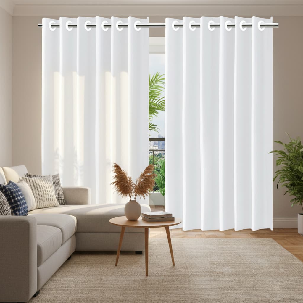 Cortina Blackout Branco - elegante