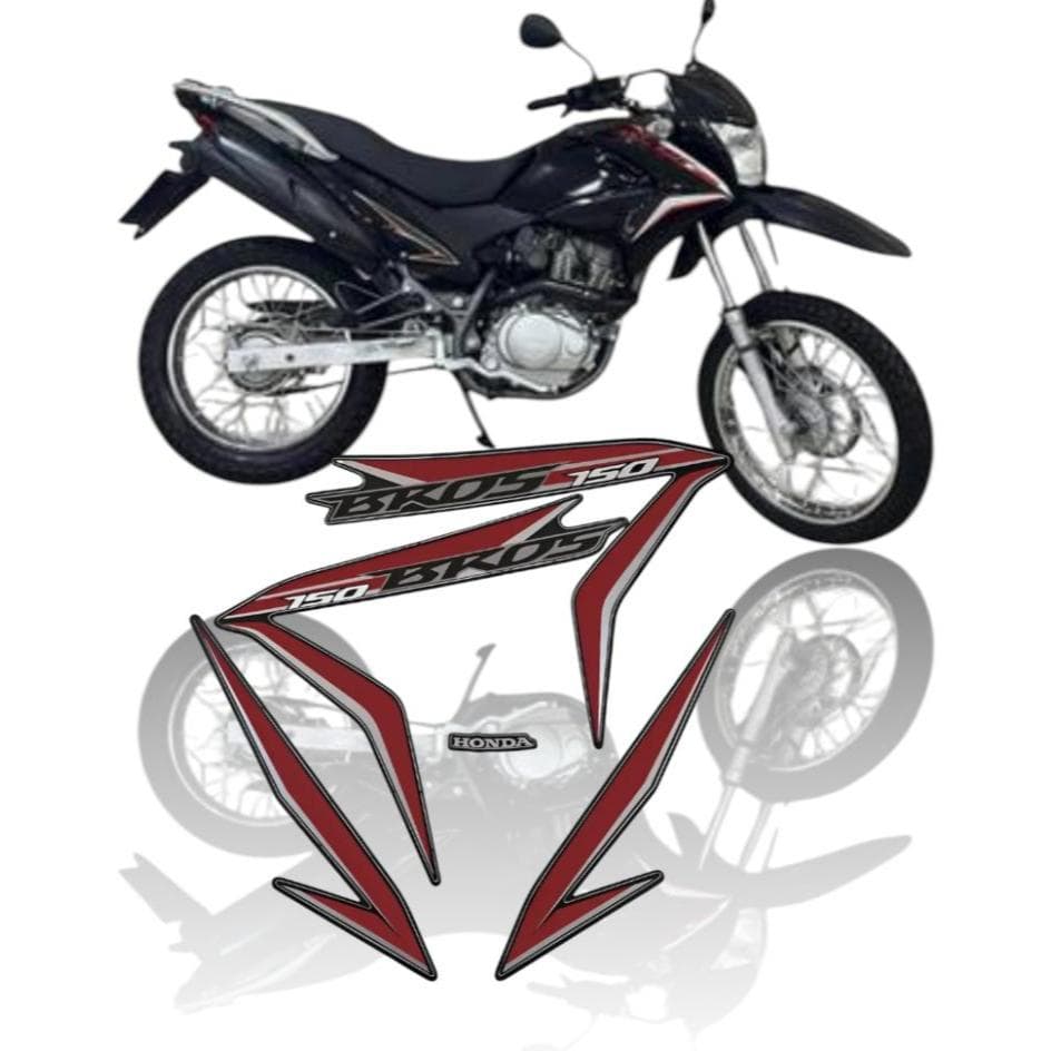 FAIXA COMPLETA HONDA NXR BROS 150 2013 MOTO PRETA
