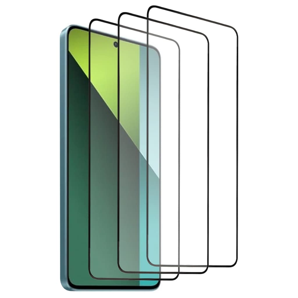 Kit Com 3 Películas de vidro 3D Para Xiaomi Redmi Note 13