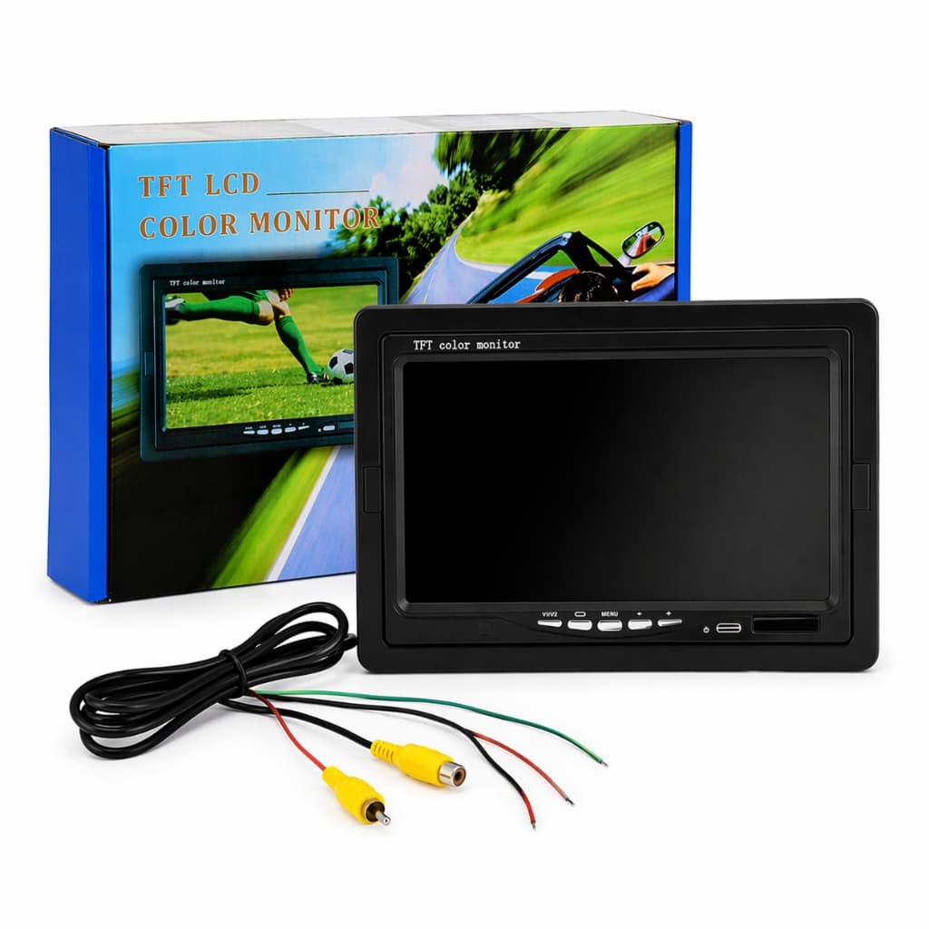 Monitor Veicular LCD TFT de 7" com suporte removível