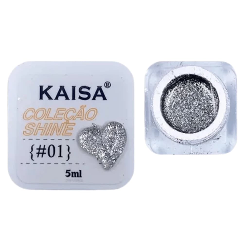 KAISA GEL PAINT 01/02/03/04 Champignon/DECORAÇAO/ESMALTAÇAO/TRAÇOS/BRILHO/GLITTER/PROFISSIONAL/UNHA DE GEL