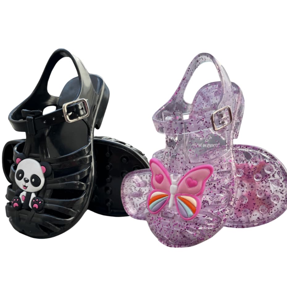 Kit 2 Pares Sapatilha Infantil Menina Confortável Escolar Passeio