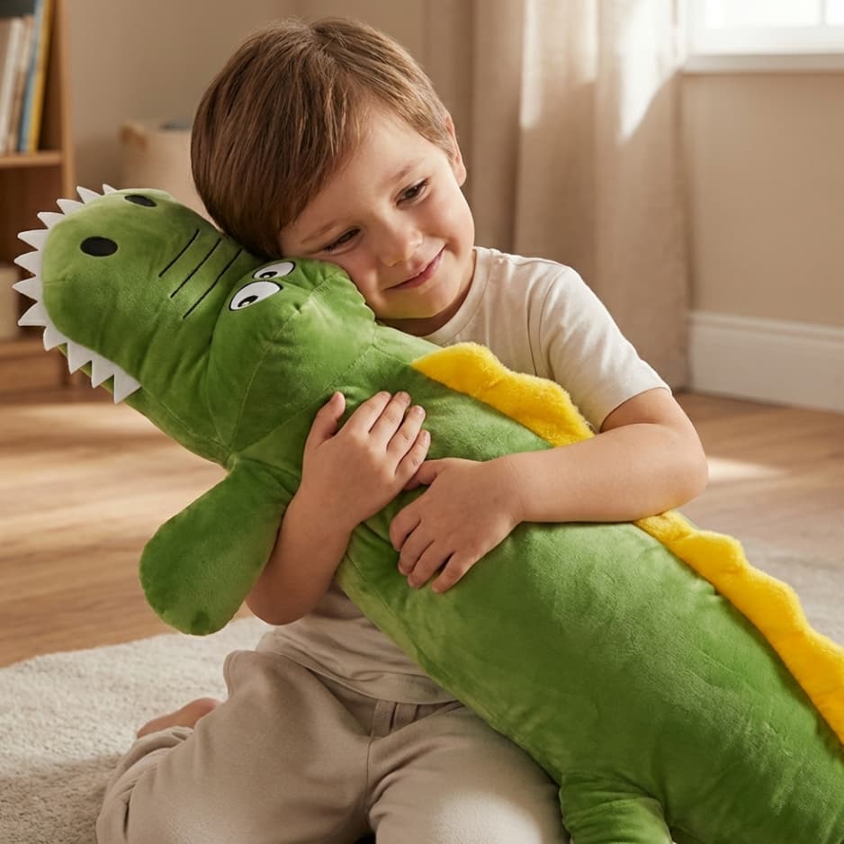 Xuxão Pelúcia Crocodilo Extra Macio Jacaré Gigante Irresistível