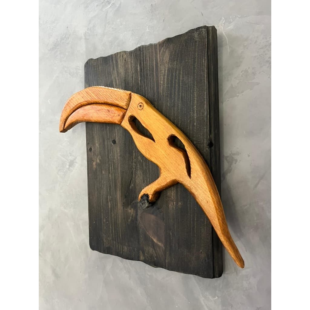 quadro realista decorativo de parede madeira rustico