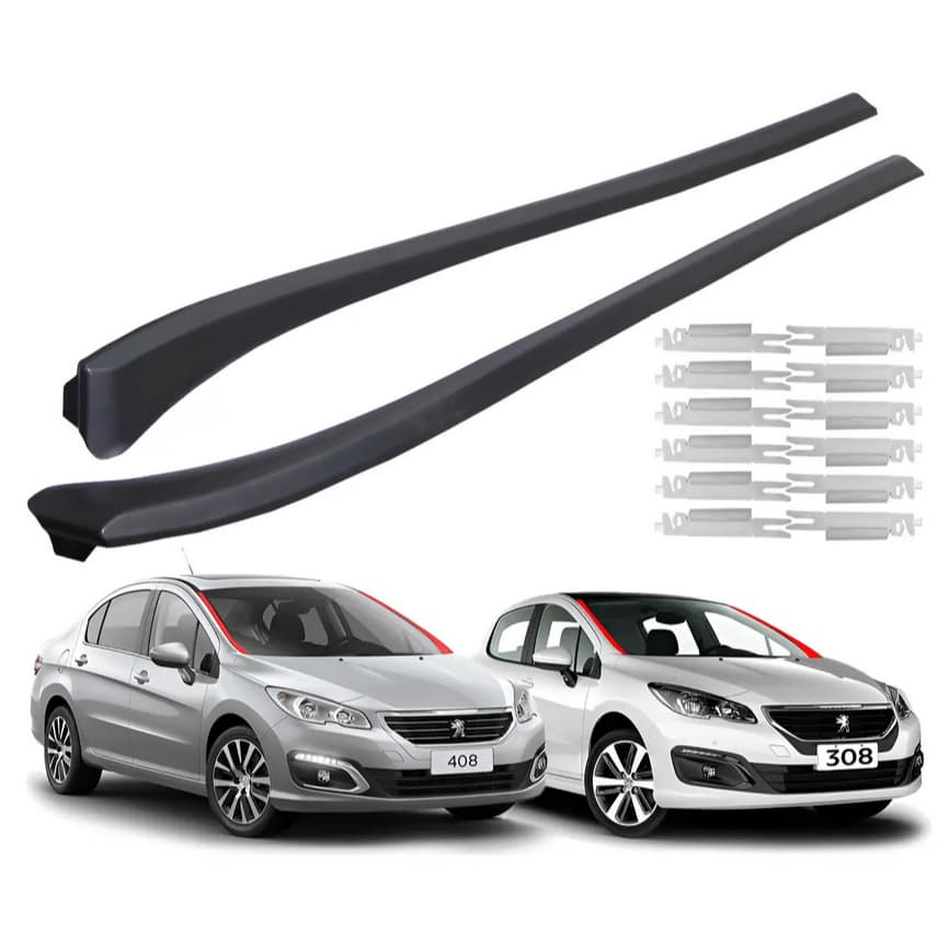 Par Moldura Parabrisa Esquerdo Direito Peugeot 308 408
