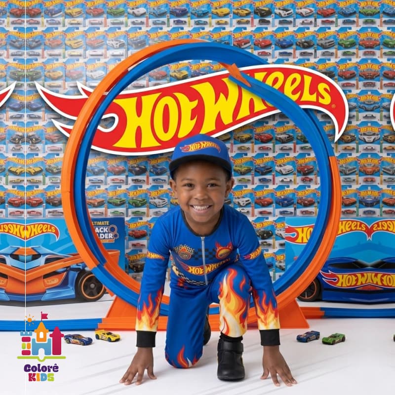 Fantasia Infantil Piloto Hot Wheels