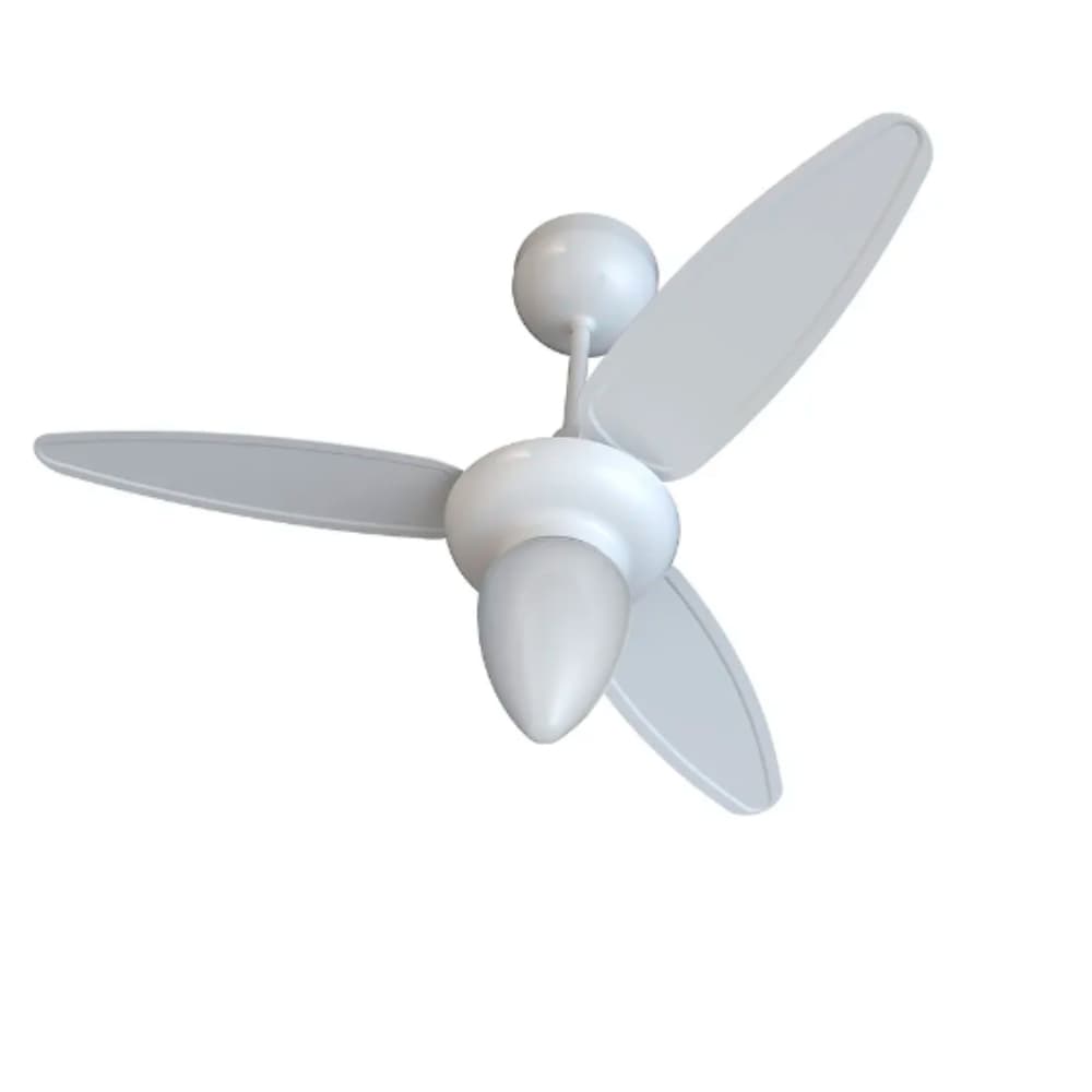 Ventilador de Teto Ventisol Wind Inverter Branco Bivolt com Controle Remoto Silencioso Econômico