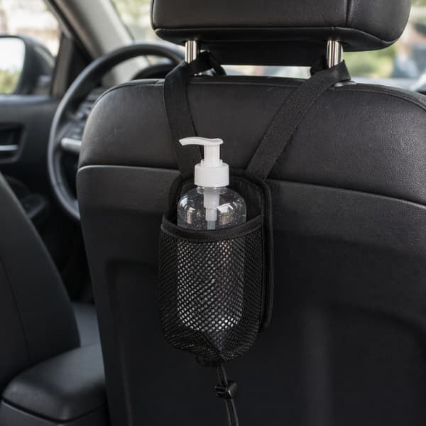 Porta Alcool Gel P Suporte com Fixação Segura para Carro