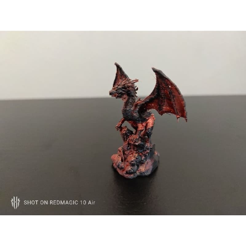 Miniatura Dragão Medieval Impressionante 3D - Colecionável RPG