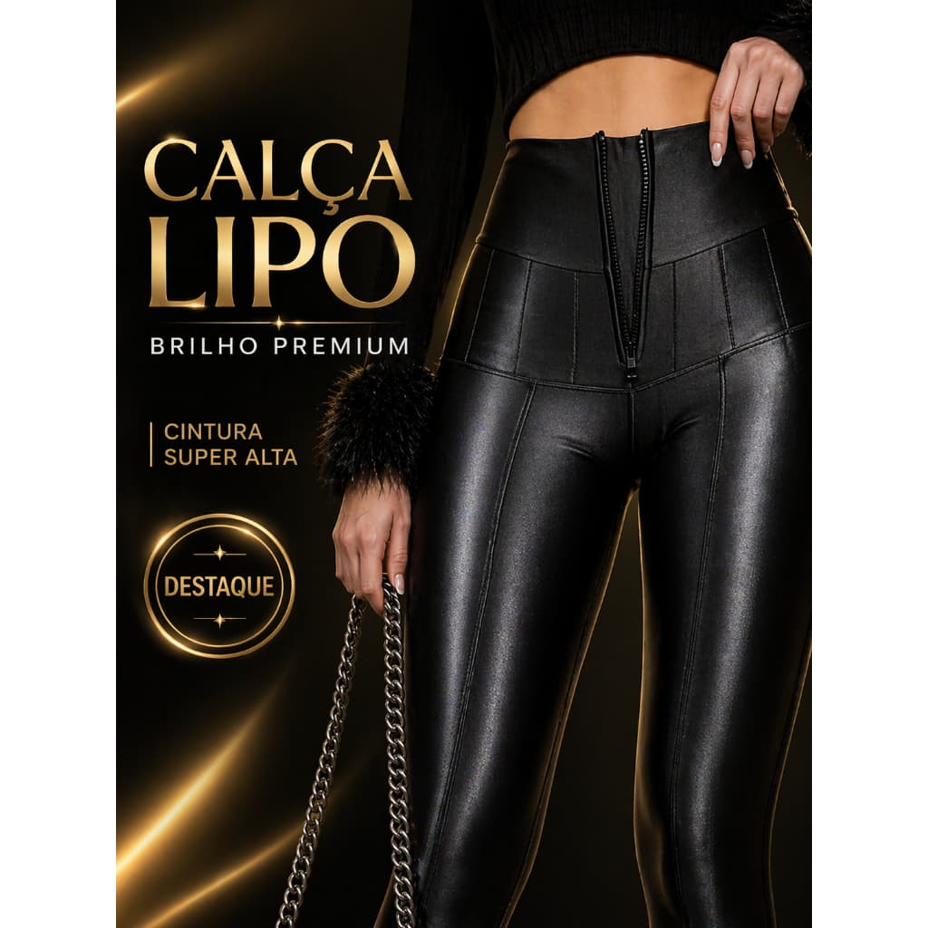 Calça Super Lipo Modeladora, Zero Transparencia Chapa Barriga Hiper  Power Suplex  e Poliamida Uv50+