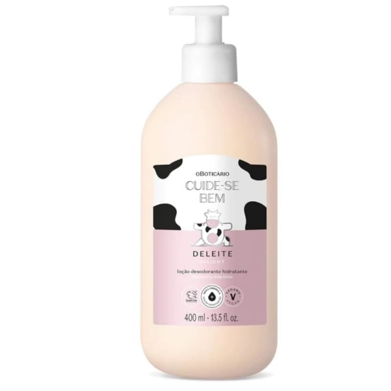 Loção Desodorante Hidratante Corporal Cuide-se Bem Deleite 400ml