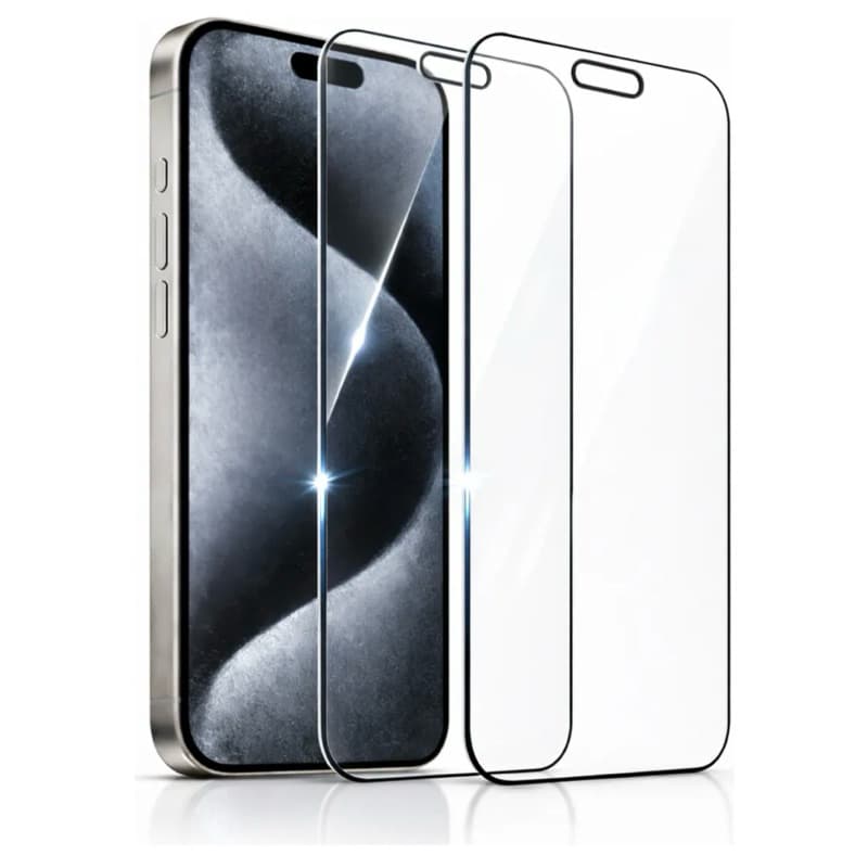 Kit Com 5 Película 3D De Vidro Para iPhone Todos Os Modelos