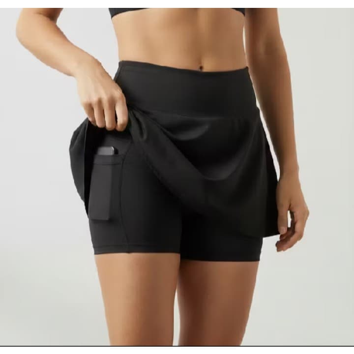 Shots saia Feminino Esportivo com bolso-interno pratico e confortavel