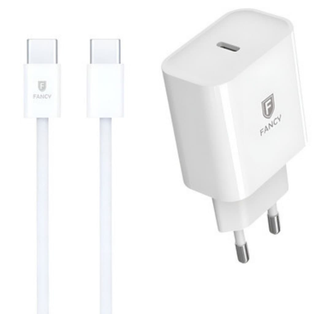 KIT CARREGADOR FANCY POWER / 20W USB TIPO C para Iphone/Tipoc - PD-02/PD15