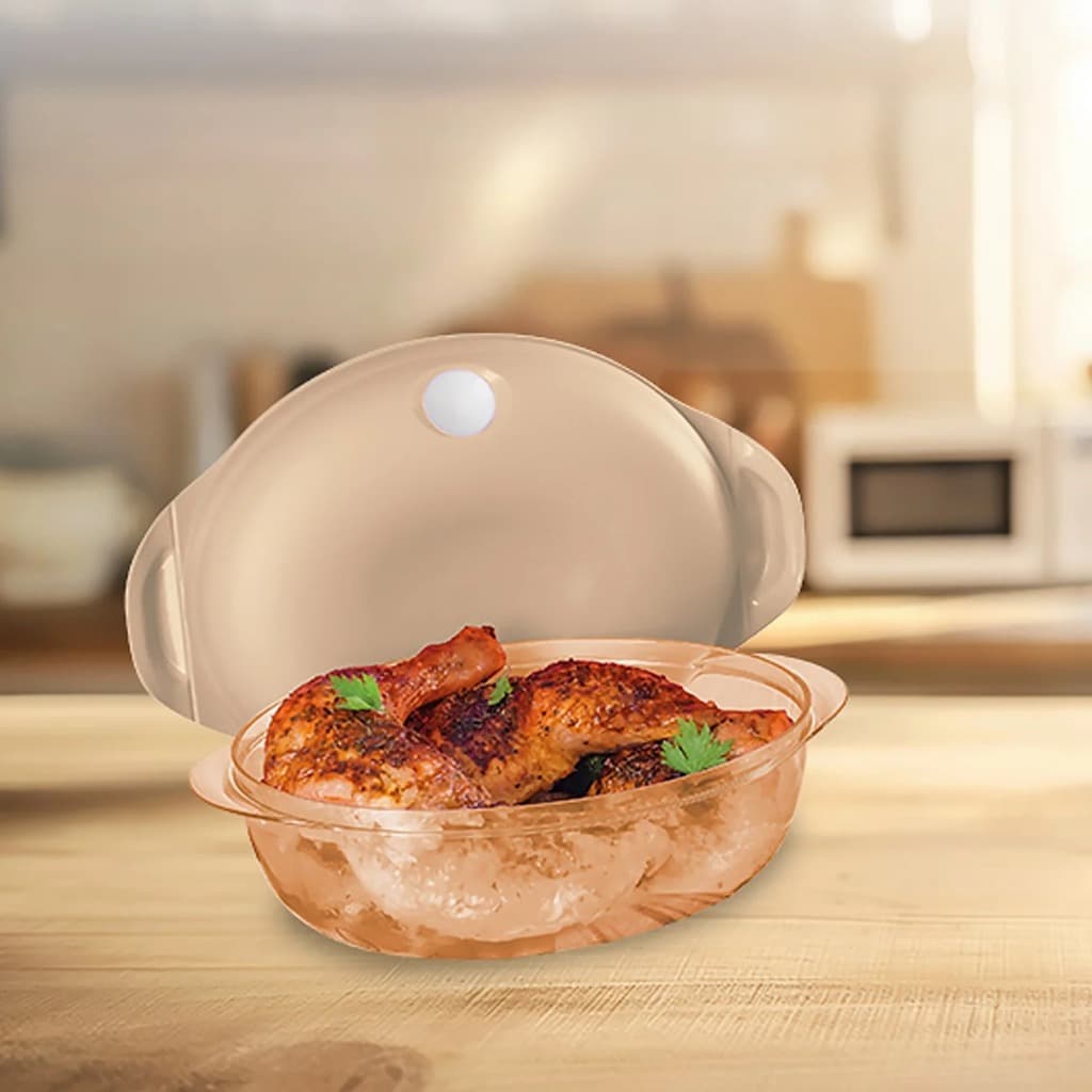 CRISTAL POP OVAL TUPPERWARE POLICARBONATO PODE IR FREEZER E MICROONDAS