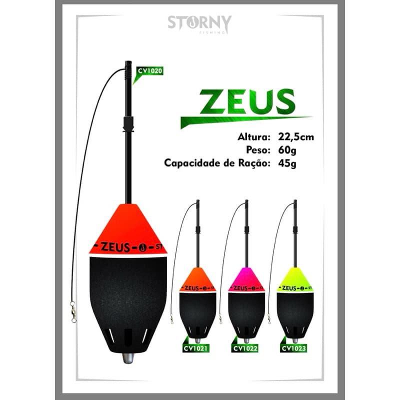 kit 2 boias cevadeira mod. Zeus stornyfishing 60g ótimo alcance  no arremesso trazendo facilidade  para o pescador