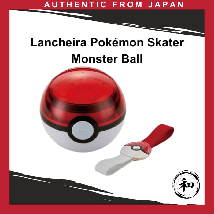 Lancheira Pokémon Skater Monster Ball [Direto do Japão]