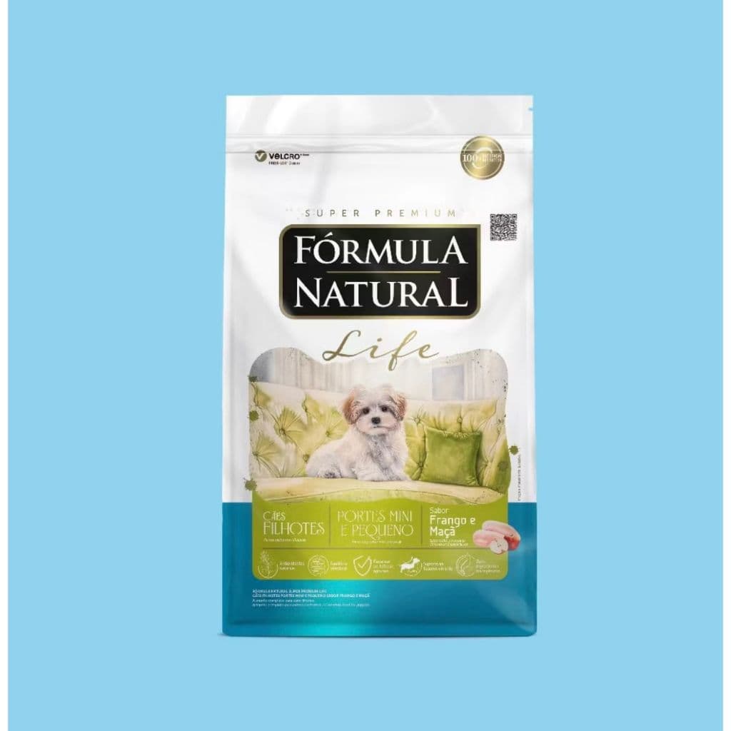 Ração formula natural life filhote mini e pequeno 10kg