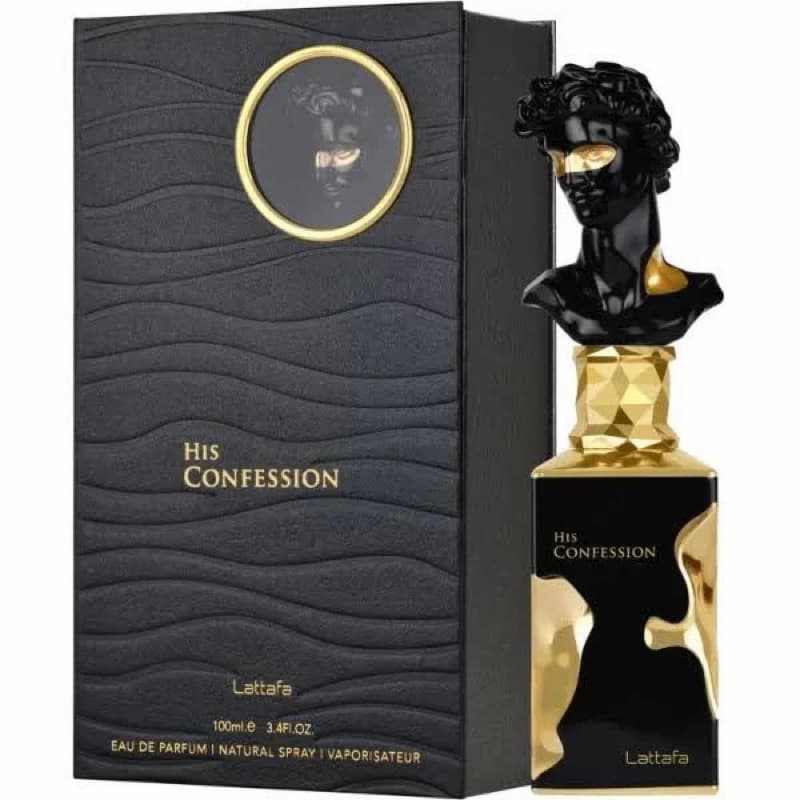 Perfume Masculino Lattafa His Confession Eau De Parfum 100ml + Porta Perfume
