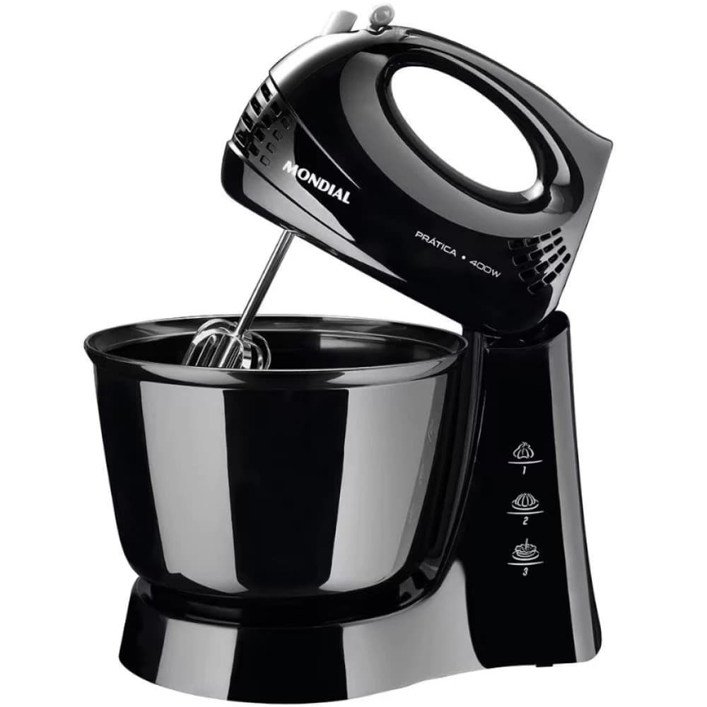 Batedeira Elétrica Mondial 400W - Potente, Compacta e Fácil de Limpar 220V