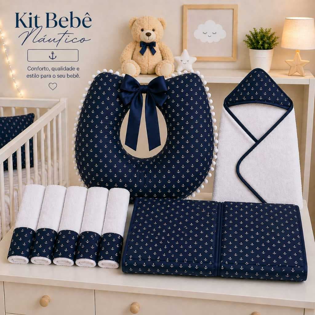 Kit Bebê Completo -  Conforto, praticidade  estilo para o seu bebê