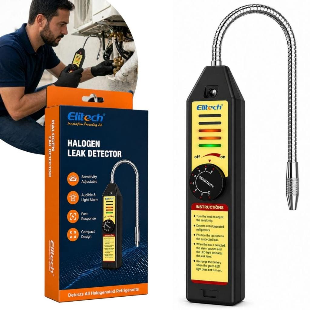 Detector De Vazamento Gás Ar Condicionado Refrigerante Elitech WJL-6000S