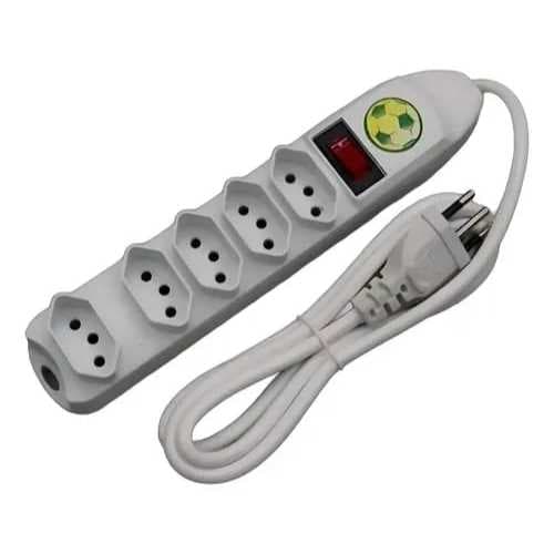 Extensão B-MAX 5 Tomadas - Cabo 2m  Bm-8686 **CABOS ELETRICOS**