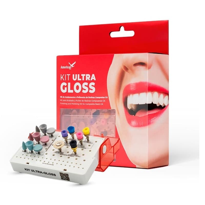 Kit Acabamento e Polimento Resina Ultra Gloss - American Burrs