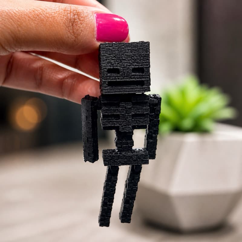 Kit 10 Chaveiros 3D Articulado Tema Minecraft – Lembrancinha Perfeita para Festa