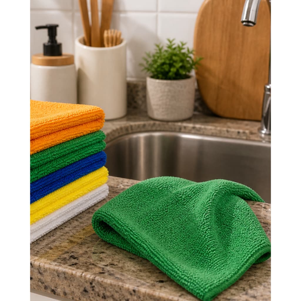 Paninho Limpeza Microfibra 25x35 Multiuso Limpeza Domestica e carros e Eletrônicos Com 3 ou 5 unidades