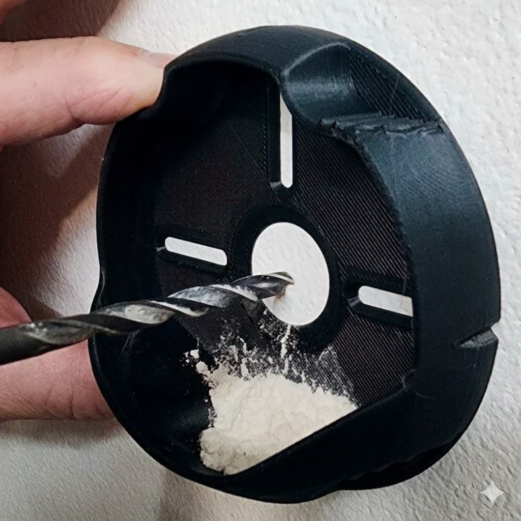Coletor de Pó para Furadeira Parafusadeira Furação Limpa e Profissional