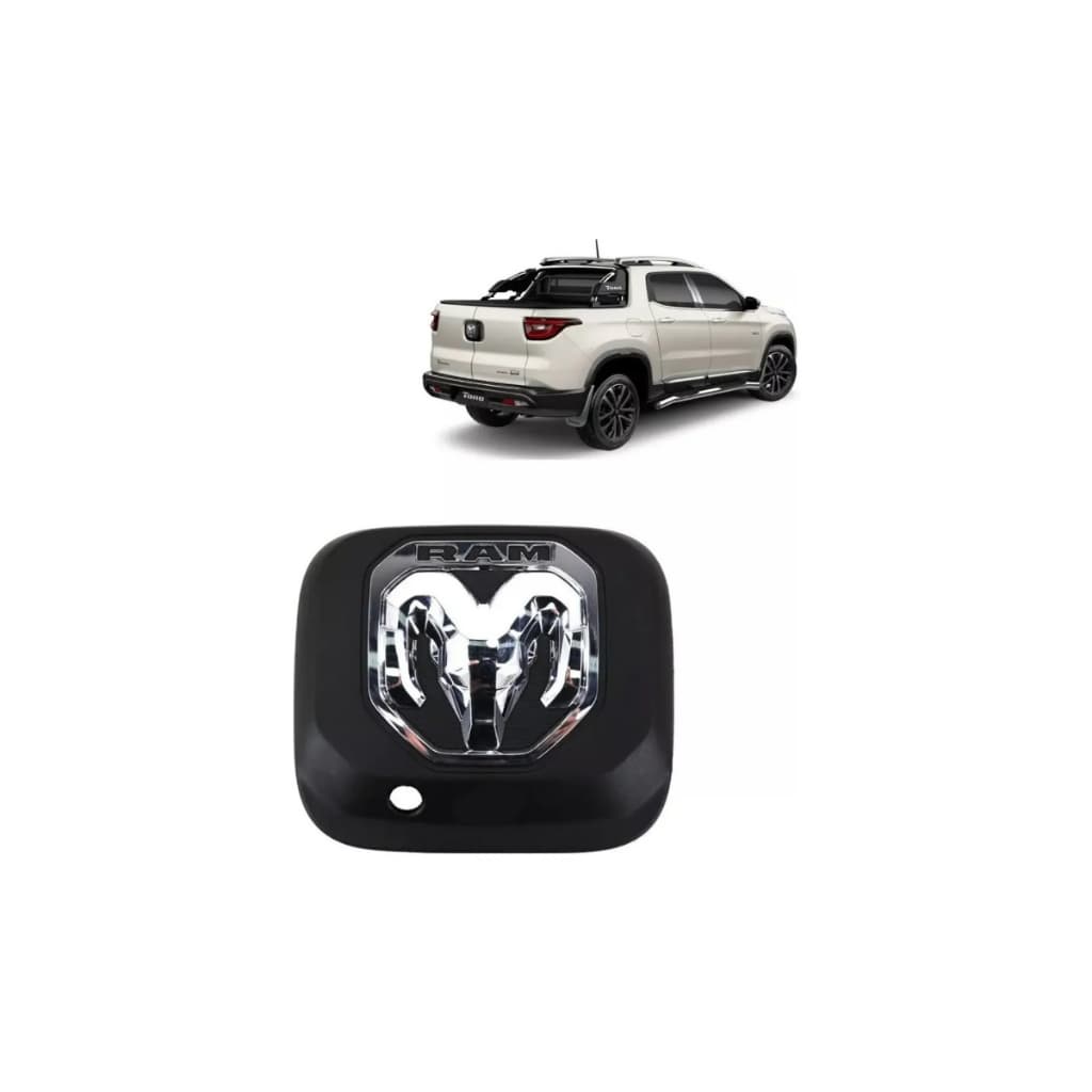 Aplique Tampa Maçaneta Traseira Dodge Ram Para Fiat Toro