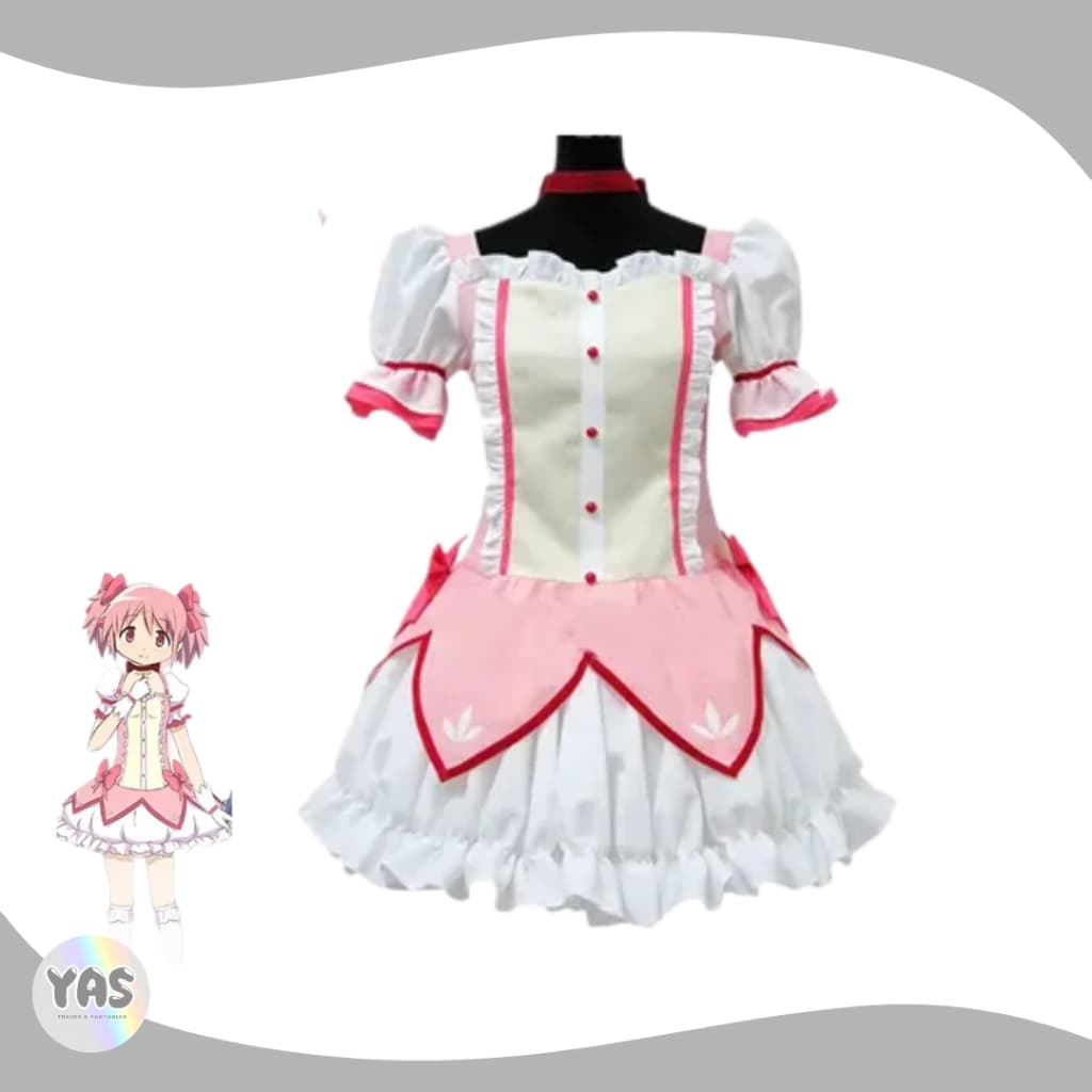 cosplay vestido kaname madoka magica