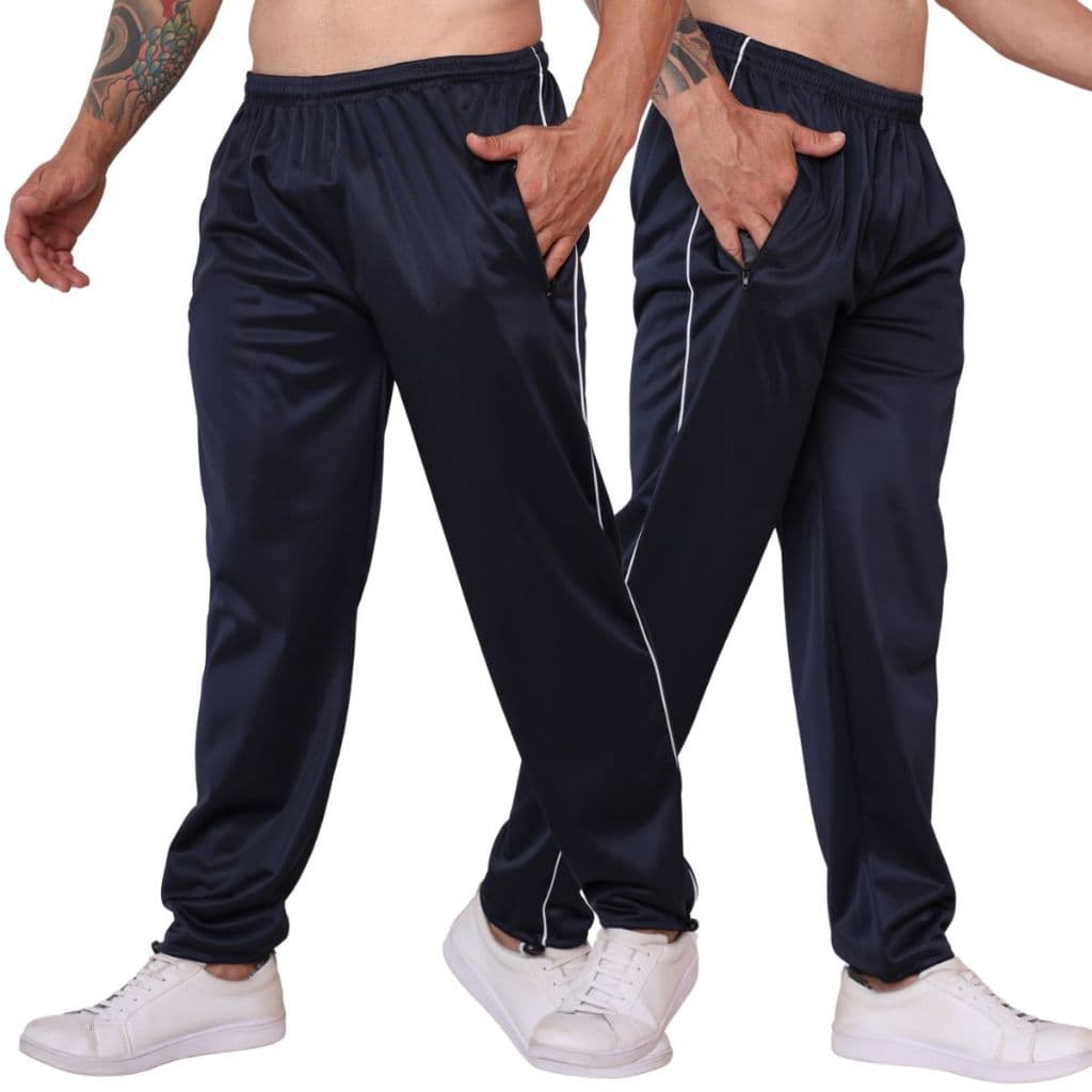 Calça Moletom Flanelado  Com Bolso e Zipper lateral-Traseiro Para Caminhada Treino Unisex Inverno