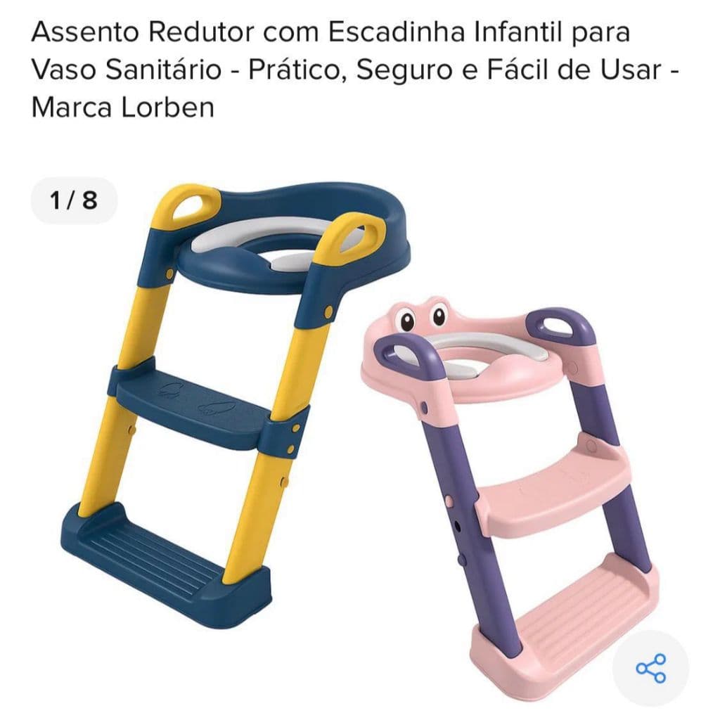 Assento Infantil Sanitário Seguro e Confortável