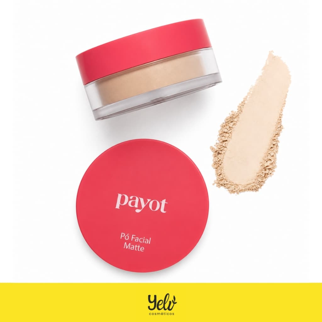 Pó Facial Matte Payot 15g com Textura Ultrafina e Acabamento Matte
