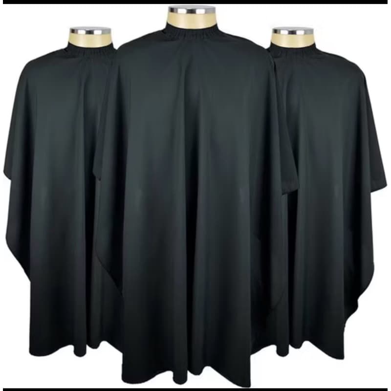 Kit 3 Capa De Corte Para Cabeleireiro Em Cetim Não Mancha com Descolorante