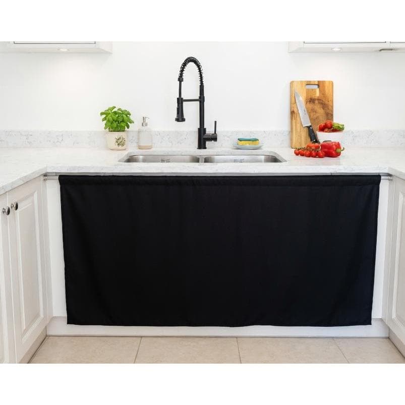 Cortina  Cozinha de Pia Oxford Para Varão Simples Varias cores