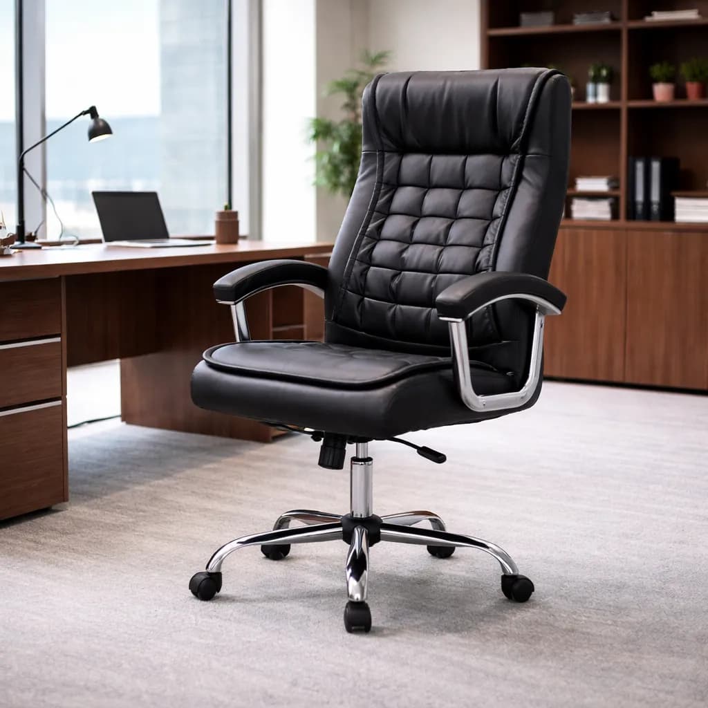 Cadeira Presidente Big Office Monique 42 Molas Ensacadas Pillow Top Suporta Até 150kg Cores Variadas