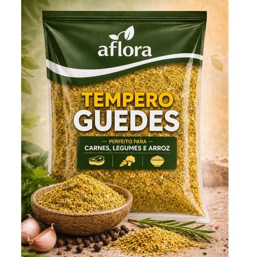 Tempero Edu Guedes original especiarias e condimentos (500gramas e 1 Kg)para carnes, legumes e arroz