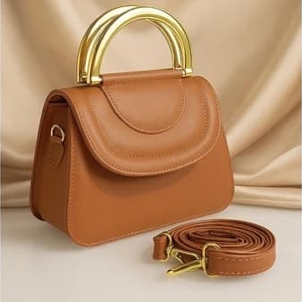 Bolsa Feminina Julia Elegante Com Alça Plástico E Alça Transversal Ajustável