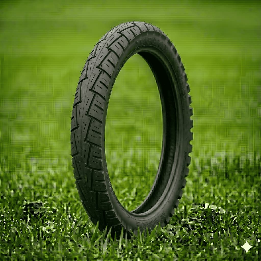 Pneu Traseiro 80/100-14 Maggion P/ Uso Com Câmara | Motos Honda Biz 100/125cc - 1 Unidade