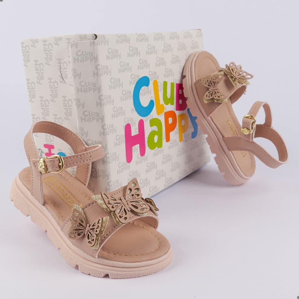 Sandália Infantil Menina Sandalia Infantil Menina Linda Club Happy